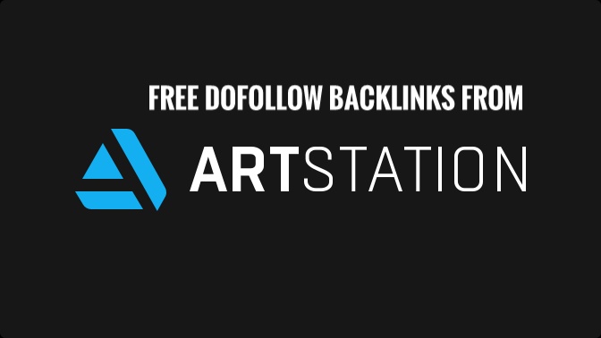 free dofollow backlinks artstation.com