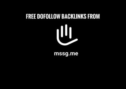 free dofollow backlinks mssg.me