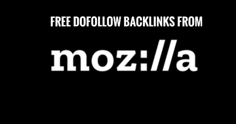 free dofollow backlinks mozilla.org
